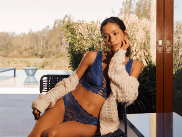 Lingerie azul