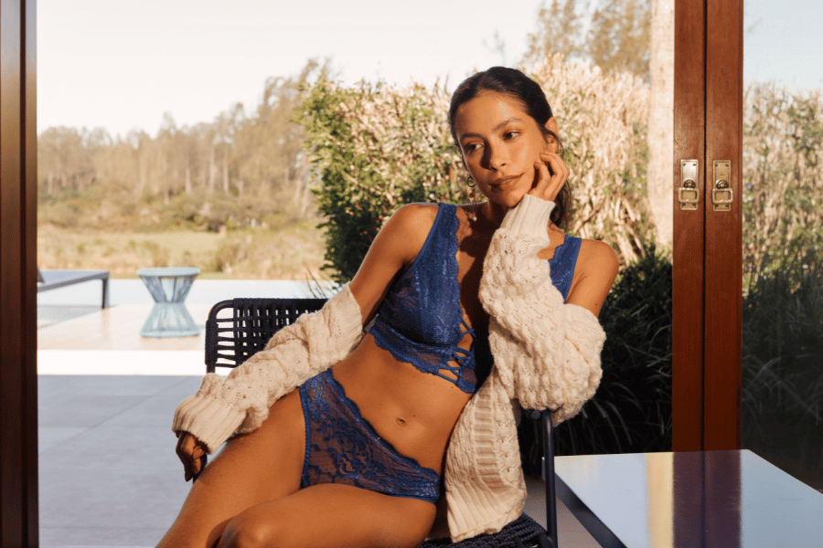 Lingerie azul